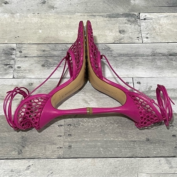 BOTTEGA VENETA Stretch Ankle Strap Sandals - Hollyhock pink - Sz - 11 US / 41 EU - Picture 7 of 15